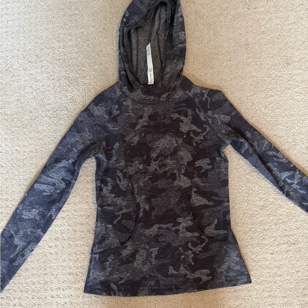 Lululemon Athletica Charcoal Camo Hoodie